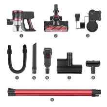 MOOSOO K17 Cordless Vacuum Parts, K17/K17F/K17G Stick Vacuum Accessories - 白色的 - 查看 3
