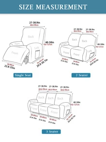 1pc Cover Waterproof Jacquard Sofa Slipcover Removable Furniture Protector