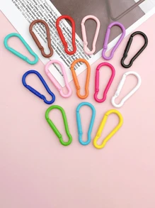 5入組DIY珠寶配件登山扣、彈簧登山扣、鑰匙扣掛鉤 - 彩色 - 查看 1