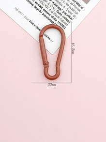 5入組DIY珠寶配件登山扣、彈簧登山扣、鑰匙扣掛鉤 - 彩色 - 查看 8