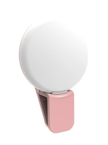 Clip-on Phone Selfie Light - Pink - View 2