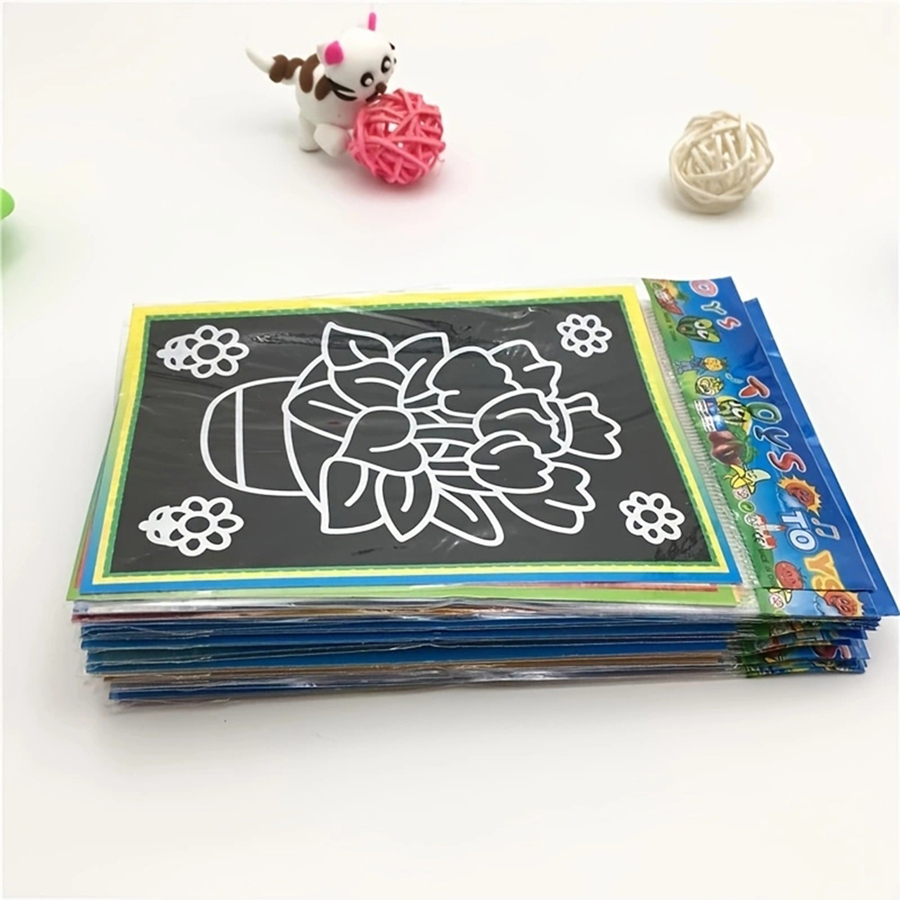 Christmas Decoration 20pcs/Set Scratch Art Drawing Board Magic