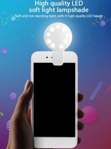 Clip-on Phone Selfie Light - Pink - View 8