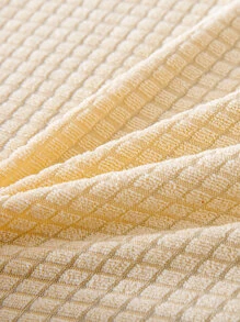 1pc Plain Sofa Slipcover - Beige - View 6