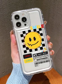 卡通臉透明手機殼 - 彩色 - 查看 4