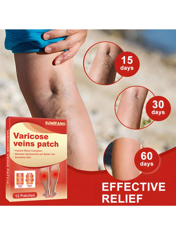 Varicose Veins Treatment Leg Heating Patch Strengthen Capillary Health