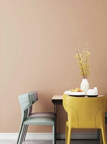 1入組香檳色家庭裝飾用品自黏式牆紙適用於櫥櫃,桌子,椅子,房間背景幕布