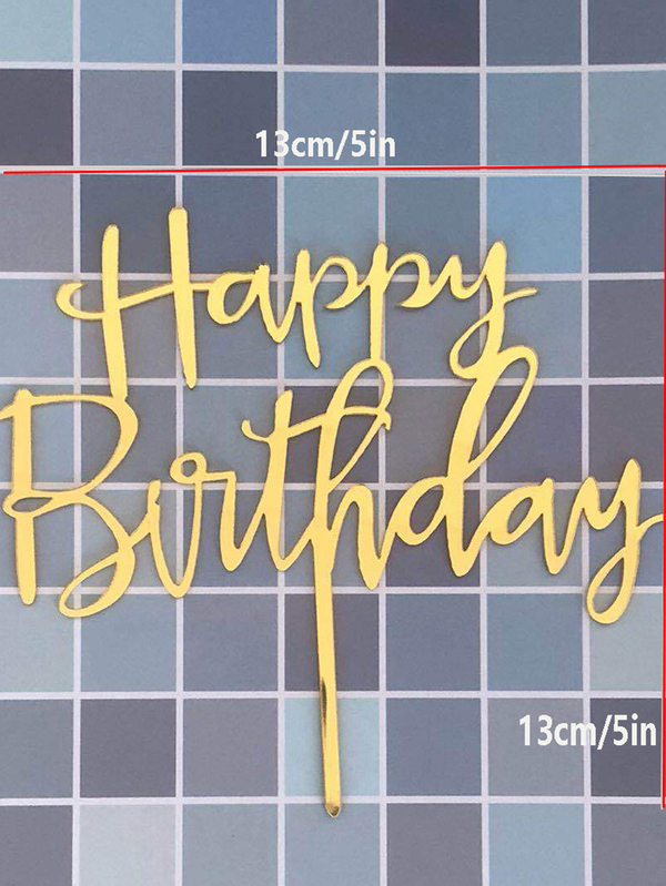 3pcs Birthday Cake Topper SHEIN USA