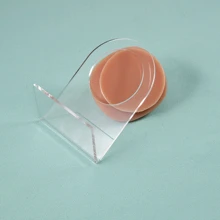 1 Set Brown Soft Silicone Nose & Lip Piercing Practice Model For Jewelry Display & Teaching - Brown - View 8