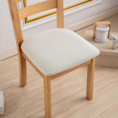 1pc Waterproof Jacquard Elastic Chair Cover Thicken Anti-Slip Chair Slipcovers For Chair Covers Dining Room Bedroom Living Room Outdoor Office Kitchen Seat Covers Pet Stain Chair Dust Cover Autumn Home Decor Chairs And Chair Cushion Covers