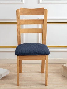 1 tấm bọc ghế đàn hồi Jacquard chống thấm nước, dày dặn, chống trượt, dùng cho ghế ăn, phòng ngủ, phòng khách, ngoài trời, văn phòng, nhà bếp, vỏ bọc ghế chống bẩn cho thú cưng, vỏ bọc ghế chống bụi, trang trí nhà cửa mùa thu, ghế và vỏ đệm ghế - Màu xanh hải quân - Xem 4