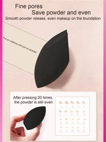 baopinger 3 schwarze ovale doppelt geschnittene Gesichts-Make-up-Schwämme, atmungsaktiv und leicht zu transportieren, für trockene und feuchte Gesichts-Make-up-Schwämme, die mit Lotion vermischt werden, bevorzugtes Make-up-Werkzeug, frei von Flüssigkeiten, Cremes und Puder, Make-up, günstig, Raumdekoration, Schminktisch, Reise, Schlafzimmer, Make-up-Accessoires, Puder, Make-up-Blender, Puderpuff, Make-up-Schwamm, günstig, Strumpfstopfer, Make-up, Make-up-Werkzeuge, günstige Sachen, Geschenke, Geschenke für Frauen, Weihnachtsgeschenke