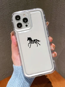 馬圖案透明手機殼 - 彩色 - 查看 1