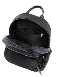 1pc Black Fashionable Backpack - Black - View 4