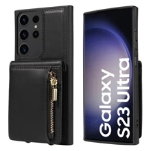 1入組PU皮革手機殼帶插卡槽和手機掛繩 - 黑色 - 查看 2