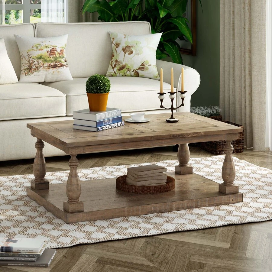 Floor Shelf Coffee Table