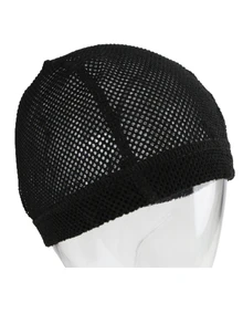1pc Wig Cap For Making Wigs Black Mesh Dome Cap With Elastic Band Mesh Wig Cap For Making Wigs - Black - View 4