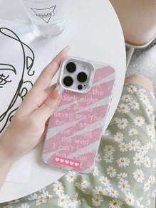 Funda para móvil con estampado de letra - Multicolor - Ver 1