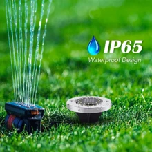 1pc/4pcs RGB Color Automatic Conversion Stainless Steel Solar Lawn Lamp, Modern Solar Pathway Light Set For Garden - Multicolor - View 5