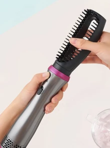 5 In 1 Magic Hair Style Hot Air Brush Hair Dryer Style Curler - Silver - View 8