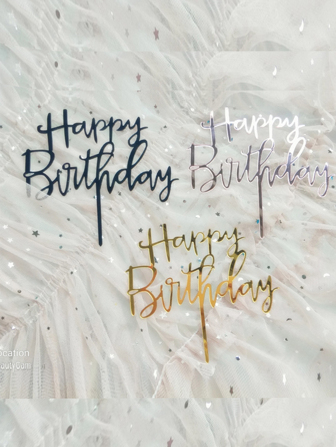 3 件套口号图案蛋糕装饰，返校节情人节