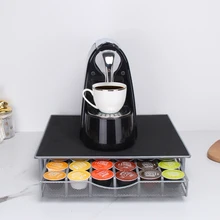 1 pieza Estante de almacenamiento de cápsulas de café - Negro - Ver 7