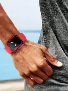 1 件 Apple Watch 表壳红色运动 360 度保护防水防摔表壳兼容 Apple Watch 表壳屏幕保护膜 46mm42(Series10)Mm49mm45mm41mm44mm40mm42mm38mm Tpu 软保险杠表壳 Apple Watch Series 9 Ultra 8 7 6 Se 5 4 3 配件 - 紅色 - 查看 6