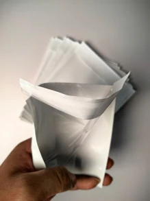 10 piezas embalaje embalaje slip Sobre transparente autoadhesivo Top cargando embalaje OPP embalaje Bolso - Blanco - Ver 5