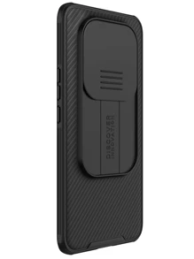 NILLKIN 1pc Case Compatible With Honor Magic 5 Pro / Honor Magic5, Premium Upgraded Shockproof Phone Cases With Slide Camera Cover - Black - View 7