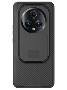 NILLKIN 1pc Case Compatible With Honor Magic 5 Pro / Honor Magic5, Premium Upgraded Shockproof Phone Cases With Slide Camera Cover - Black - View 6