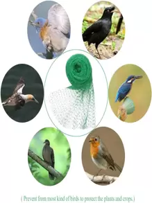 1 szt. Siatka na ptaki do ogrodu Chroń rośliny warzywne i drzewa owocowe, siatka ogrodowa Ogrodzenie wielokrotnego użytku Chroń warzywa owocowe przed ptakami, jeleniami, wiewiórkami i innymi zwierzętami