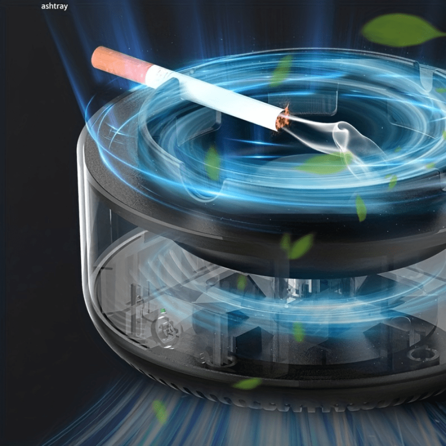 Smart Cigarette Ashtray Air Purifier Remove Secondhand Smoke and