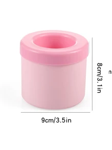 1入組多格冰球模具冰塊模具 - 粉色 - 查看 3