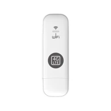4G WiFi USB Dongle Mobile 150Mbps Modem Stick Sim Card Wireless Router USB 150Mbps Modem Stick Office,White - White - View 5