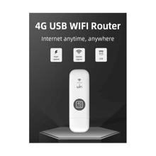 4G WiFi USB Dongle Mobile 150Mbps Modem Stick Sim Card Wireless Router USB 150Mbps Modem Stick Office,White - White - View 8