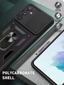 坚固耐用的手机壳，带指环支架，国际版，非国内版 - 黑色 - 查看 8