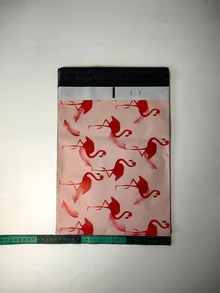 Express Bag 10PCS Cartoon Packing Bag Mail Waterproof Destruction Bag Packaging Bag Color Printing Poly Packing Bag - Pink - View 4