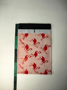 Express Bag 10PCS Cartoon Packing Bag Mail Waterproof Destruction Bag Packaging Bag Color Printing Poly Packing Bag - Pink - View 5