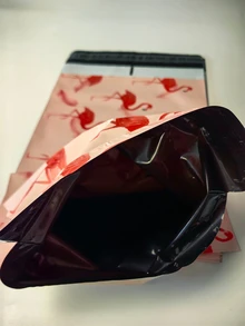 Express Bag 10PCS Cartoon Packing Bag Mail Waterproof Destruction Bag Packaging Bag Color Printing Poly Packing Bag - Pink - View 7