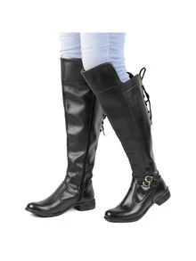 Women Fashion Boots - 黑色 - 查看 2