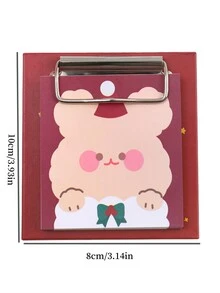 1pc Cute Cartoon Non-stick Memo Pad, Ideal Stationery Gift For Christmas - Multicolor - View 4