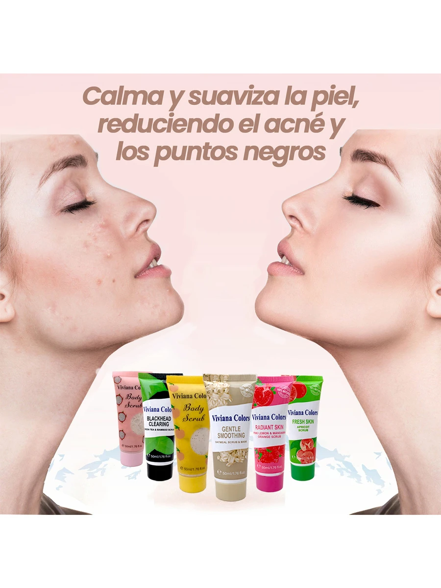Exfoliante Cara y Cuerpo Hidratante - Crema UltraVen para Cuidado de Piel, Exfoliante Facial y Corporal, Rejuvenecedor y Nutritivo, Fórmula Enriquecida con Ácido Hialurónico, Ideal para Todo Tipo de Piel - Multicolor - Ver 1
