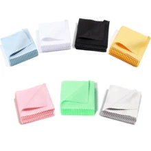 50pcs Jewelry Gold & Silver Cleaning Cloth Silver Polishing Cloth For Gold Platinum Small Polish Cloth