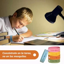 Pulsera Repelente Mosquitos Naturales Ecológicas - Pulseras Antimosquitos para Jardín, Actividades al Aire Libre, Repelente de Mosquitos con Ingredientes Naturales, Pulsera Repelente de Mosquitos para Todas las Edades, Pulseras Repelentes Mosquitos, Protección Eficaz y Duradera - Multicolor - Ver 4
