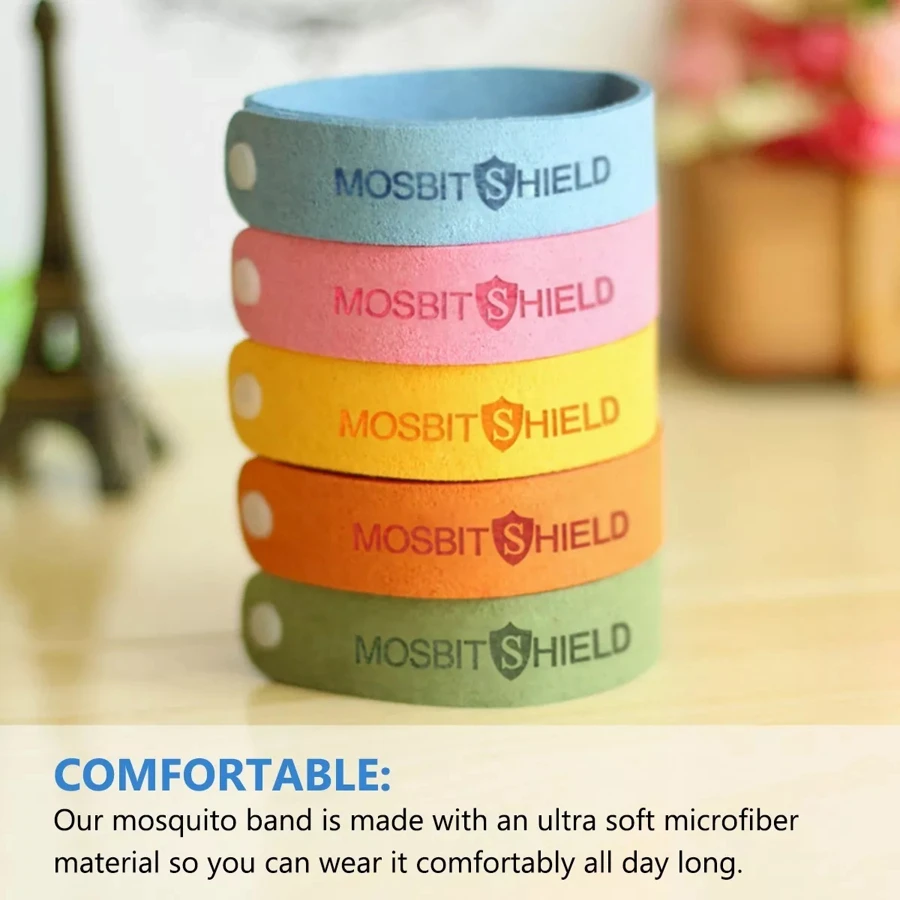 Pulsera Repelente Mosquitos Naturales Ecológicas - Pulseras Antimosquitos para Jardín, Actividades al Aire Libre, Repelente de Mosquitos con Ingredientes Naturales, Pulsera Repelente de Mosquitos para Todas las Edades, Pulseras Repelentes Mosquitos, Protección Eficaz y Duradera - Multicolor - Ver 1