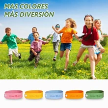 Pulsera Repelente Mosquitos Naturales Ecológicas - Pulseras Antimosquitos para Jardín, Actividades al Aire Libre, Repelente de Mosquitos con Ingredientes Naturales, Pulsera Repelente de Mosquitos para Todas las Edades, Pulseras Repelentes Mosquitos, Protección Eficaz y Duradera - Multicolor - Ver 5