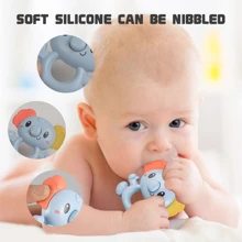 Baby Rattle, Children's Early Education Instrument, Double-ended Handle Handbell Toy For Infants And Toddlers, Baby Toy, Baby Gift. Baby Hearing Tools, Baby Hands-on Toys, Baby Teether, Baby Tooth Training, Teething Toy (random Accessory Color)