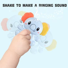Baby Rattle, Children's Early Education Instrument, Double-ended Handle Handbell Toy For Infants And Toddlers, Baby Toy, Baby Gift. Baby Hearing Tools, Baby Hands-on Toys, Baby Teether, Baby Tooth Training, Teething Toy (random Accessory Color)