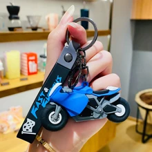 1 pieza Llavero de coche diseño - Azul - Ver 1