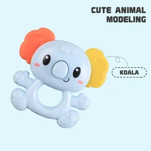 Baby Rattle, Children's Early Education Instrument, Double-ended Handle Handbell Toy For Infants And Toddlers, Baby Toy, Baby Gift. Baby Hearing Tools, Baby Hands-on Toys, Baby Teether, Baby Tooth Training, Teething Toy (random Accessory Color)